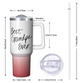 thumbnail image 2 of Treasured Grandpa Gift: 40oz Tumbler with Handle and Lid, Insulated Stainless Steel Cup, Best Grandpa Ever, Fathers Day Birthday Christmas Presents from Grandchildren, 2 of 5