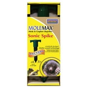 Bonide Molemax Battery Powered Sonic Spike Mole & Gopher Repellent