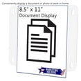 thumbnail image 5 of 12 Pack Suction Cup Sign Holder for 8.5 x 11 Inch Campus Maps and Announcements in Schools and Universities Clear Acrylic Double Sided Window Mount Sign Frame by, 5 of 8