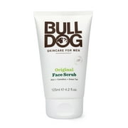 Bulldog Skincare for Men Original Face Scrub 4.2 Oz, Formulated To Deeply Cleanse And Smooth The Skin, No Artificial Colors, No Synthetic Fragrances