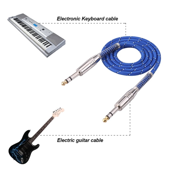 Cable Estéreo Macho A Macho ANGGREK PVC Azul 1m 1.8m 3m 5m 10m 15m 20m
