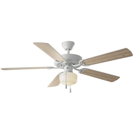 52 Mainstays Ceiling Fan Globe Light White Walmart Com
