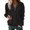 Black, variant on Women Sweatshirt Autumn Long Sleeve Side Opening Solid Color Extended Pocket Hooded Drawstring Casual Skirt Hoodie Pink S
