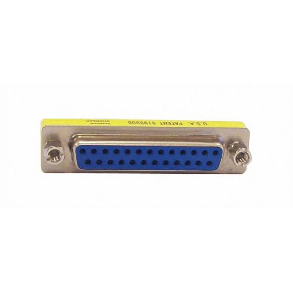 Your Cable Store DB25 25 Pin Serial Port Female/Female Adapter Gender Changer RS232