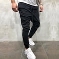thumbnail image 2 of Jogging Hip Hop Slim Casual Sports Drawstring Pants Men, 2 of 4