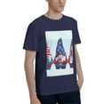 thumbnail image 2 of Bingfone Cute Gnomes In Usa1 Men'S Loose Fit Short-Sleeve Pocket T-Shirt, 2 of 7
