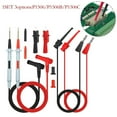 thumbnail image 4 of Multimeter Test Lead Kit with Push On Alligator Clip Stackable Banana Plug Hook, 4 of 4