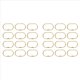 thumbnail image 1 of 24 Piezas de Abiertos para Cortina de Ducha, Anillos Ovalados para Colgar para de Barra, Baño de Metal Dorado, 1 of 3
