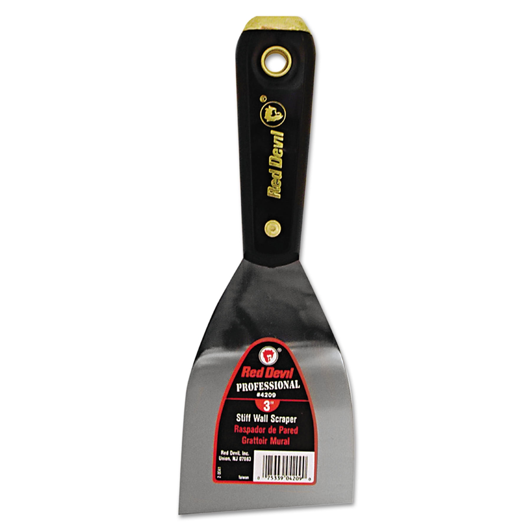Red Devil 4200 Series Wall Scraper, 3" Nylon Handle by RED DEVIL INC