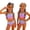 Light Blue, variant on CCRFTGI Swimsuits for Child Girls Size 7 Two Piece Sets Swimming Girls Bathing Suit Beach Holiday Gradient Girls Bikini Cute Summer Girls Clothes Swimsuits Swimwear Cyan 9-10 Years