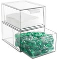 thumbnail image 1 of shiyou-Stackable Laundry Pods Container and Dryer Sheet Holder, Dishwasher Pods Container, Laundry Room Organization and Storage, Plastic Dryer Sheet Dispenser Box, 2 Pack, 1 of 4