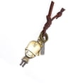 thumbnail image 2 of Esquirla Cartoon Soldier Collier Chaîne Réglable en Cuir PU Marron Pendentif Croix, 2 of 4