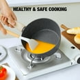thumbnail image 3 of CS KOCHSYSTEME 1.3QT&2.3QT&2.8QT Black Saucepan Set - Black Marble Nonstick Saucepan Set with Lid, Heating Fast, Easy to Clean, Comfortable Handle, Suitable for All Stovetops Removable Handle, 3 of 5
