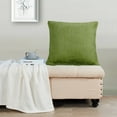thumbnail image 7 of Home Soft Things Faux Fur Throw Pillow Cover 2 pcs Set - Green Moss - 20'' x 20'', 7 of 7