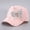 Pink, variant on Colorful Rhinestone Baseball Cap Women Bling Butterfly Sequin Sun Protection Duckbill Hat Breathable