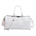 thumbnail image 1 of Bolso bandolera de cuero PU bolso de hombro elegante para mujer para viajes y desplazamientos, 1 of 8