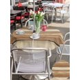 thumbnail image 5 of Outdoor Tablecloths with Umbrella Hole & Zipper, Brown Khaki Wooden Round Tablecloth 54 Inch, Vintage Farmhouse Retro Art Waterproof Table Cloth, Patio/Pool/Picnic Table Covers, 5 of 8