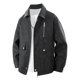 thumbnail image 4 of Ceisia Men's Winter Casual Zippered Baseball Jacket Fashion Long-Sleeved Cardigan Gift Outerwear, 4 of 5