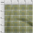 thumbnail image 1 of oneOone Tissu Georgette Viscose Tissu à Carreaux Tartan Imprimé au Mètre 42 Pouces de Large, 1 of 1