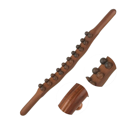thumbnail image 5 of Guasha Wood Stick Tools Terapia de madera Raspado Drenaje linfático Masajeador, Doble fila 20 Beads Point Tratamiento Gua Sha Tools para pierna trasera, 1 pieza, 5 of 5