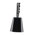 thumbnail image 3 of Bunblic Metal Cowbell with Handle Cheering Bell Hand Percussion Call Bell Alarm Noise Maker for Farm Graduations Baseball Party Ranch Black, 3 of 8
