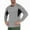 Gray, variant on Zylanna Men's Long Sleeve T-Shirts, Stretchy Crew Neck Solid Color Activewear Casual Tops for Sport Navy