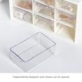 thumbnail image 7 of Storage Box*1 Dust Proof Jiugongge Small Drawer Jewelry Storage Box Dormitory Desktop Stationery Jewelry Hand Account Storage Home Textile Storage, 7 of 7