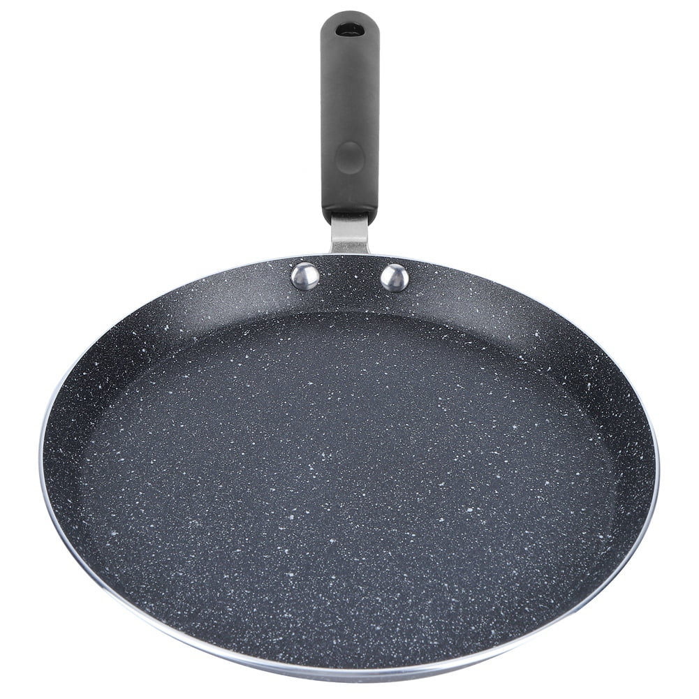 Tebru Flat Bottom Pan,Frying Pan,Non‑Stick Frying Pan Radiant‑Cooker  Induction Cooker Cooking Tool for Breakfast Pancake eggs Pizza