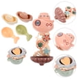 thumbnail image 2 of Shisuyan Toddlers Bathing Fun Bright Color Water Wheel Design Abs Plastic 1 Set 11.4X5.0X3.1In, 2 of 8