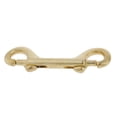 thumbnail image 4 of GARENDE 2 Double Ended Snap Hook Keychains, Brass Clip Keychain, 78mm , Golden, 3 Pcs, 4 of 9