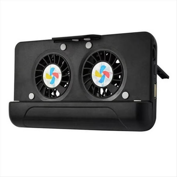 Ventilador de Refrigeración para Teléfono con Clip Trasero, Radiador para Teléfono, Soporte para Teléfono Celular con Batería Recargable de 4400 MAh.
