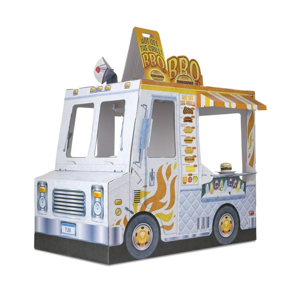 Melissa Doug Food Truck Indoor Playhouse Walmart Com Walmart Com
