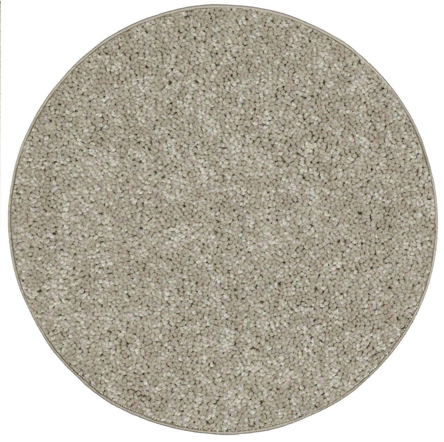 American Bright Solid Color Area Rugs Beige 14'x14' Round