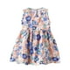 thumbnail image 1 of Odeerbi Niñas Verano Algodón Vestido Tanque Floral Vestido Sol Sin Mangas A-Vestido Sin Mangas de Princesa, 1 of 3