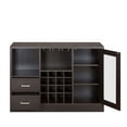 thumbnail image 2 of HomeRoots Home Decor 374285 47 x 16 x 33 in. Wood Server, Espresso, 2 of 5