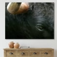 thumbnail image 2 of Designart ' Close-Up Of Eye Fighting Bull Head ' Farmhouse Canvas Wall Art Print, 2 of 4