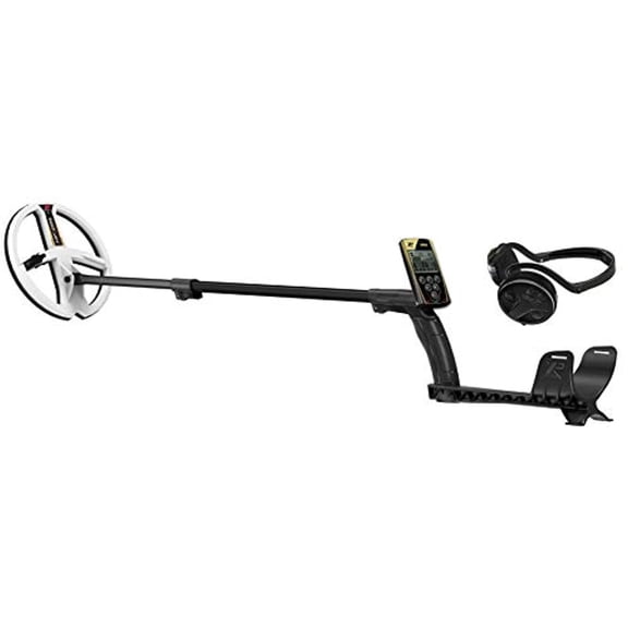 xp orx wireless metal detector with back-lit display wsaudio wireless headphone 9" round dd high frequency waterproof coil