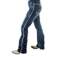 thumbnail image 2 of Cowgirl Tuff Western Jeans Womens Zigzag 40 Long Dark Wash JRUSTZ, 2 of 4