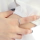 thumbnail image 5 of Anillos para mujer, regalos para mujer, anillo de doble capa con diamantes en forma de corazón, anillos de compromiso para boda, compromiso, boda, cumpleaños, día de San Valentín, joyas, regalos, un a, 5 of 5