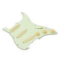 SSS Electric Guitar Pick Guard Vintage Green Complete Circuit Panel