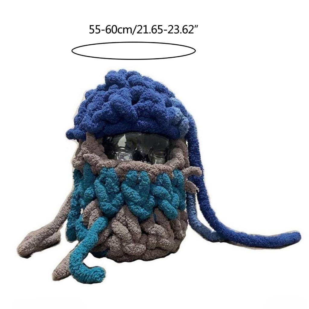 Yokua Adult Balaclava Outdoor Windproof Rabbit/Bear Ear Neck Protect Hat for Women
