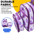 thumbnail image 6 of J World Boys And Girls Duet 16" Backpack With Detachable Lunch Box For School, Mr Eggplant, 6 of 9