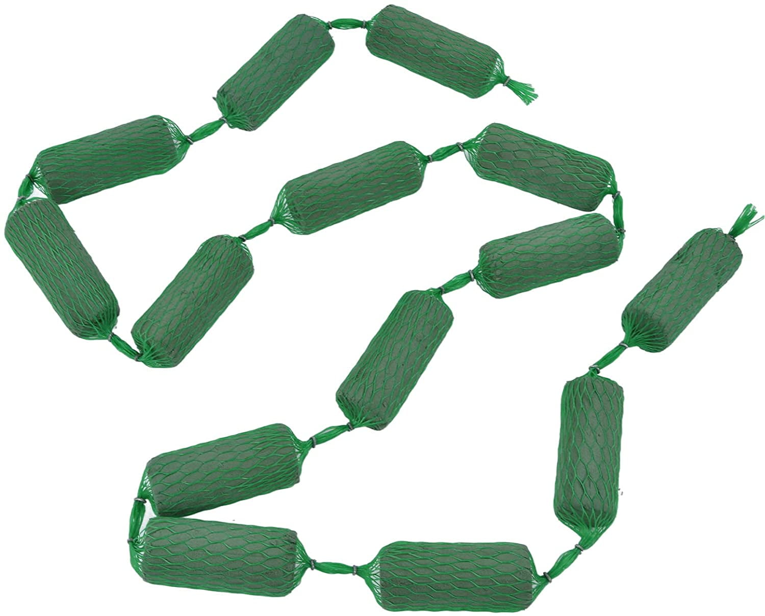 Namzi 14pcs Floral Foam Bricks,Flexible Floral Foam Garland for Fresh Flowers,Water Absorption Flower Holder for Wedding Holiday Home Decor，Total length 82.7 inches（13x5cm）