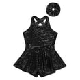 thumbnail image 3 of Haitryli Cheerleading Uniform for Girls Ballet Dance Leotard Dress 6-16 Years Jazz Hip Hop Latin Modern Dancing Clothes Black 16, 3 of 5