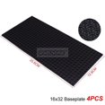 thumbnail image 1 of 4 piezas 16x32 placa base de doble cara 3857 compatible con accesorios de bloques de construcción clásicos MOC modelo ensamblaje placa base pieza 16x32 negro, 1 of 6