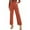 D Red, variant on DOKOTOO Retro Corduroy Pants Women - Elastic Waist High-Waisted Warm Casual Trousers with Pockets​