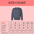 thumbnail image 2 of Gildan Long Sleeve Men's Sweatshirt, Durable Heavy Blend Casual Crewneck Sweatshirt, Heather Dark Navy, 3XL, 2 of 6