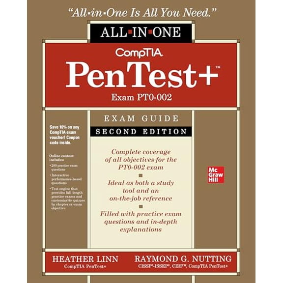 Pre-Owned Comptia Pentest+ Certification All-In-One Exam Guide, Second Edition (Exam Pt0-002) (Paperback) 1264274890 9781264274895
