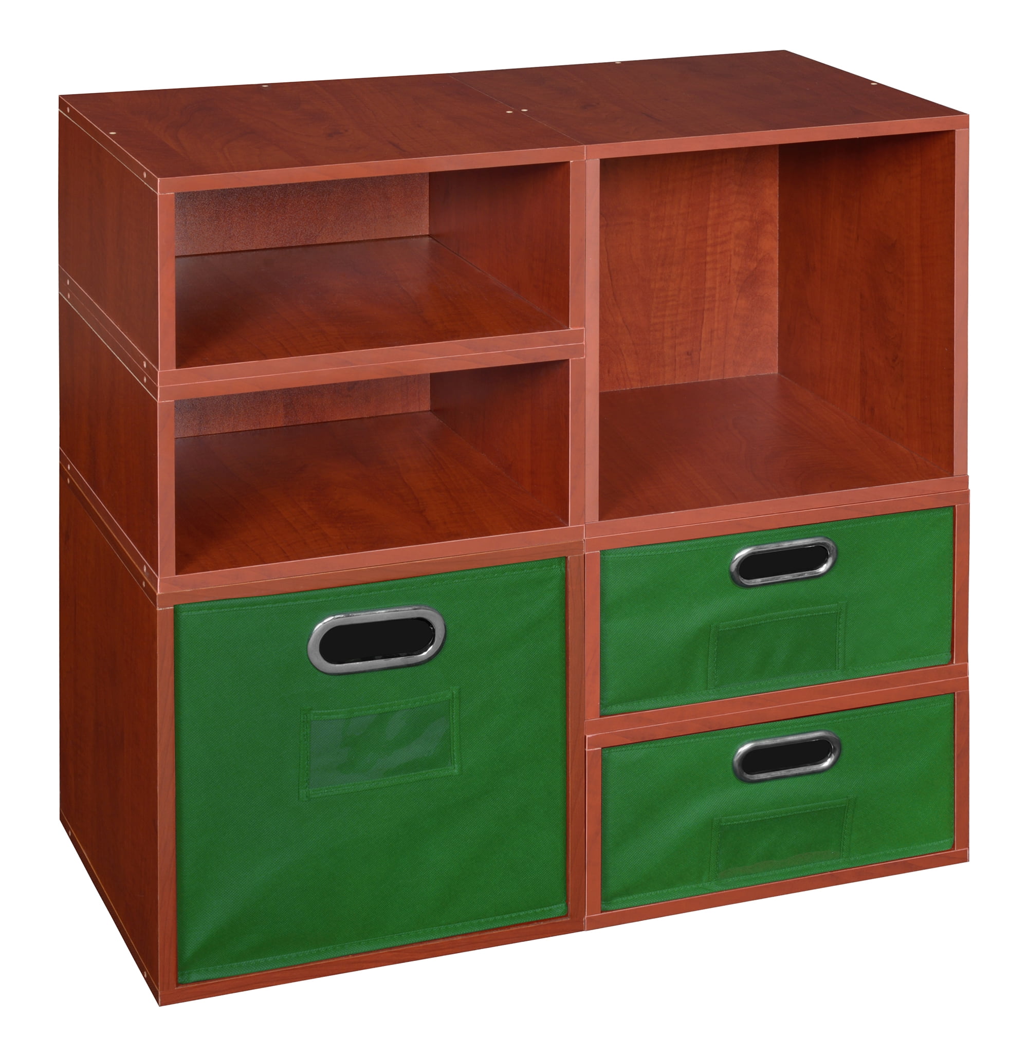 wooden toy storage cubes