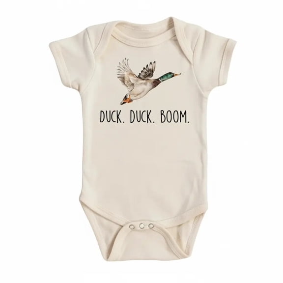 Duck Hunting Boom Newborn Baby Bodysuit